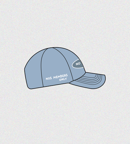 CASQUETTE "NOS" - BLEUE